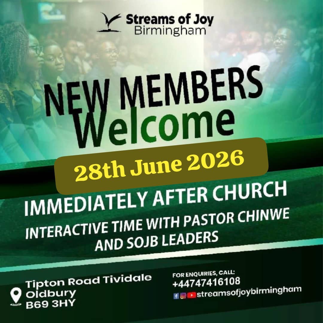 New Members Welcome session flyer